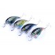 4x 7.5cm Popper Crank Bait Fishing Lure Lures Surface Tackle Saltwater