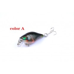 6x 4.3cm Popper Crank Bait Fishing Lure Lures Surface Tackle Saltwater