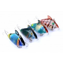 4x 5.5cm Vib Bait Fishing Lure Lures Hook Tackle Saltwater