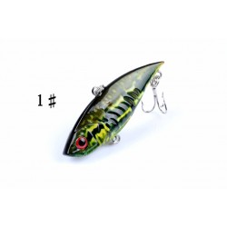 6x 6.5cm Vib Bait Fishing Lure Lures Hook Tackle Saltwater