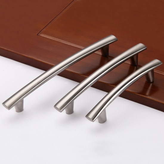 Nickel Kitchen Door Cabinet Drawer Handle Puller 96MM 128MM 160MM Nickel Kitchen Door Cabinet Drawer Handle Puller 96MM 128MM 160MM