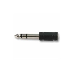 1/4 6.35mm Male Plug to 3.5mm Female Jack MONO Adapter Audio Headphone Mic