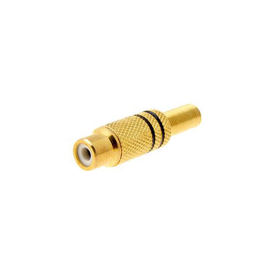 DIY RCA Male Plug Gold Plated Mono Audio Plug Adapter Connector