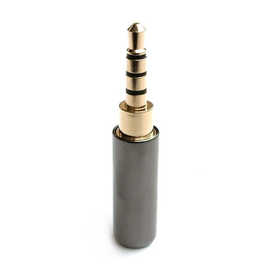 DIY Earphone Upgrade Cable 4 Pole 3.5mm Male Audio Adapter DIY Earphone Upgrade Cable 4 Pole 3.5mm Male Audio Adapter