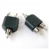 RCA Male to 2X RCA Male Audio Video Splitter Adapter Connector Coupler