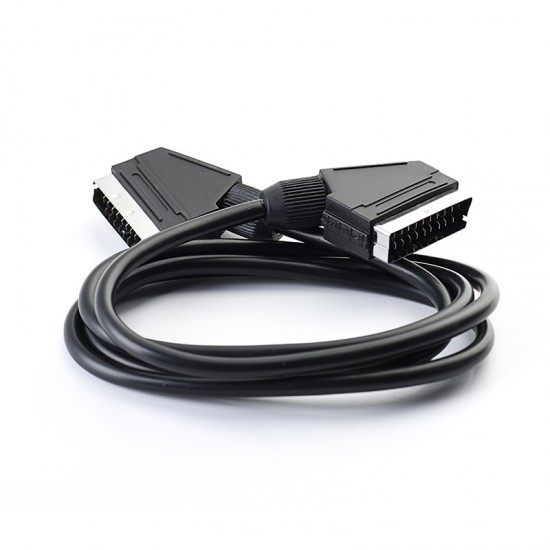 1.5M SCART Cable (21-Pin, Multiple Shieldings, Precision Connector, Full HD) 1.5M SCART Cable (21-Pin, Multiple Shieldings, Precision Connector, Full HD)