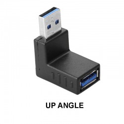 USB 3.0 Up Down Male to Mini USB Female Plug Adapters Charger
