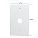Ethernet Wall Plate 1 Port Cat6 Ethernet Cable Wall Plate Adapter Ethernet Wall Plate 1 Port Cat6 Ethernet Cable Wall Plate Adapter
