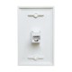 Ethernet Wall Plate 1 Port Cat6 Ethernet Cable Wall Plate Adapter Ethernet Wall Plate 1 Port Cat6 Ethernet Cable Wall Plate Adapter