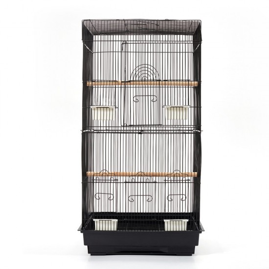 i.Pet Medium Bird Cage with Perch - Black i.Pet Medium Bird Cage with Perch - Black