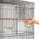 i.Pet Medium Bird Cage with Perch - Black i.Pet Medium Bird Cage with Perch - Black