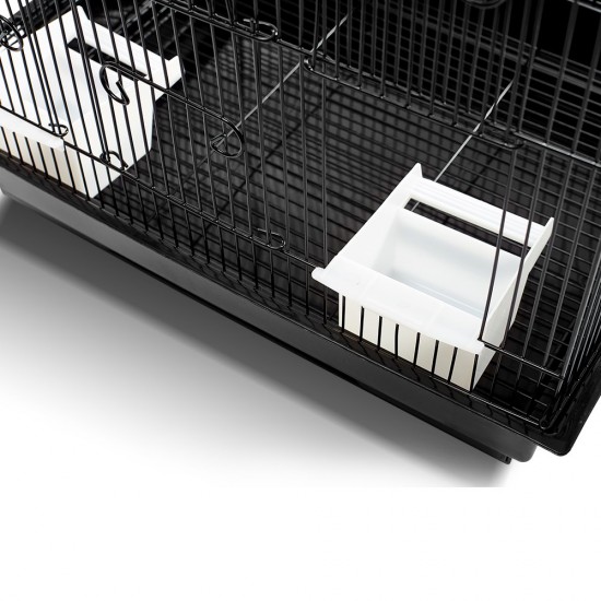 i.Pet Medium Bird Cage with Perch - Black i.Pet Medium Bird Cage with Perch - Black