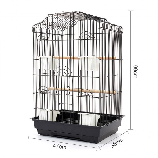 i.Pet Medium Bird Cage - Black i.Pet Medium Bird Cage - Black