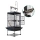 i.Pet Pet Bird Cage with Perch - Black i.Pet Pet Bird Cage with Perch - Black
