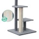 i.Pet 124cm Cat Scratching Post - Grey i.Pet 124cm Cat Scratching Post - Grey