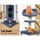 i.Pet 123cm Multi Level Cat Scratching Post - Grey i.Pet 123cm Multi Level Cat Scratching Post - Grey
