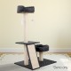 i.Pet 102cm Multi Level Cat Scratching Tree Post - Grey i.Pet 102cm Multi Level Cat Scratching Tree Post - Grey