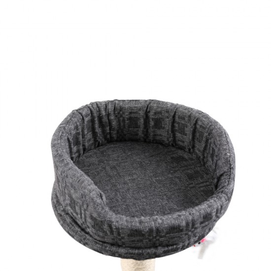 i.Pet 102cm Multi Level Cat Scratching Tree Post - Grey i.Pet 102cm Multi Level Cat Scratching Tree Post - Grey