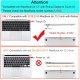 Matte Frosted Case Shell +Keyboard cover Mac MacBook Pro Air - Black