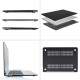 Matte Frosted Case Shell +Keyboard cover Mac MacBook Pro Air - Black