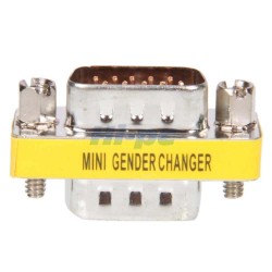 15 Pin HD SVGA VGA Male to Male Gender Changer Adapter