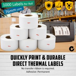 100x150mm Direct Thermal Shipping Label for Fastway Startrack eParcel Etc