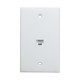 1 Port Cat6 Ethernet Wall Plate Ethernet Cable Wall Plate Adapter