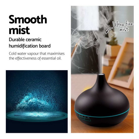 300ml 4-in-1 Aroma Diffuser Dark Wood 300ml 4-in-1 Aroma Diffuser Dark Wood