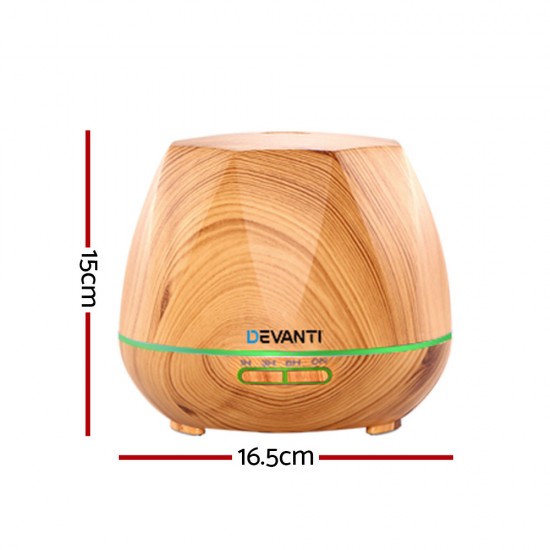 Ultrasonic Aroma Aromatherapy Diffuser Oil Electric LED Air Humidifier 400ml Light Wood Ultrasonic Aroma Aromatherapy Diffuser Oil Electric LED Air Humidifier 400ml Light Wood