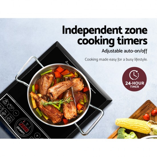Portable Single Ceramic Electric Induction Cook Top - Black Portable Single Ceramic Electric Induction Cook Top - Black