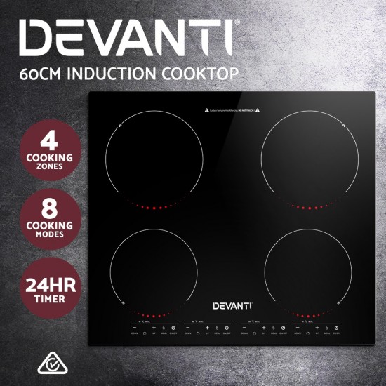 Induction Cooktop 60cm Portable Electric Ceramic Cooker 4 Burner Stove Induction Cooktop 60cm Portable Electric Ceramic Cooker 4 Burner Stove