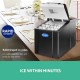 Portable Ice Cube Maker - Black Portable Ice Cube Maker - Black