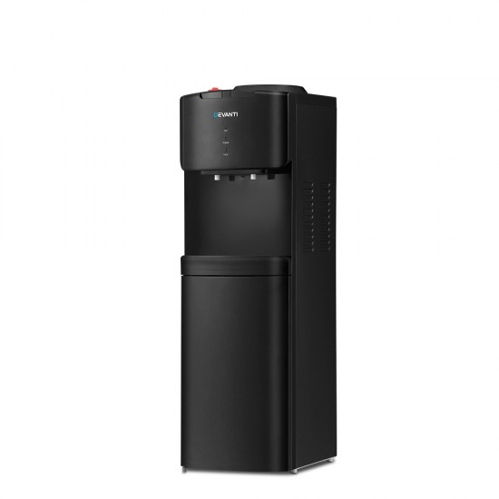 Water Cooler Dispenser Mains Bottle Stand Hot Cold Tap Office Black Water Cooler Dispenser Mains Bottle Stand Hot Cold Tap Office Black