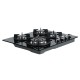 Gas Cooktop 60cm 4 Burner Ceramic Glass Cook Top Stove Hob Cooker LPG NG Black Gas Cooktop 60cm 4 Burner Ceramic Glass Cook Top Stove Hob Cooker LPG NG Black