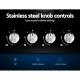 Gas Cooktop 60cm 4 Burner Ceramic Glass Cook Top Stove Hob Cooker LPG NG Black Gas Cooktop 60cm 4 Burner Ceramic Glass Cook Top Stove Hob Cooker LPG NG Black
