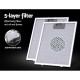 Pyramid Range Hood Rangehood 600mm 60cm Kitchen Canopy Black Pyramid Range Hood Rangehood 600mm 60cm Kitchen Canopy Black