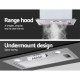 Range Hood Rangehood Undermount Built In Stainless Steel Canopy 52cm 520mm Range Hood Rangehood Undermount Built In Stainless Steel Canopy 52cm 520mm