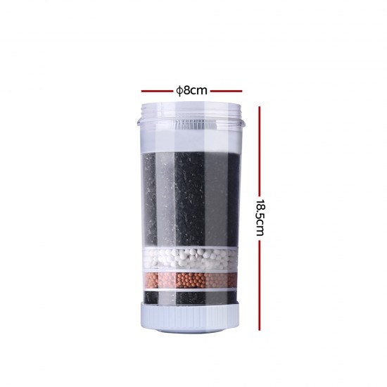 Water Cooler Dispenser Tap Water Filter Purifier 6-Stage Filtration Carbon Mineral Cartridge Pack of 3 Water Cooler Dispenser Tap Water Filter Purifier 6-Stage Filtration Carbon Mineral Cartridge Pack of 3
