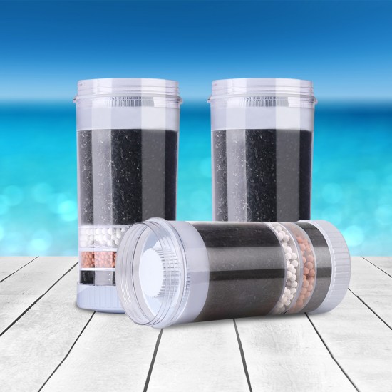 Water Cooler Dispenser Tap Water Filter Purifier 6-Stage Filtration Carbon Mineral Cartridge Pack of 3 Water Cooler Dispenser Tap Water Filter Purifier 6-Stage Filtration Carbon Mineral Cartridge Pack of 3