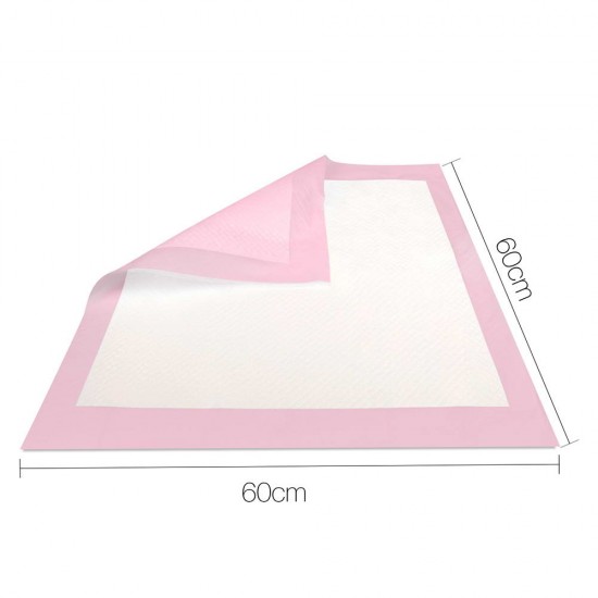 100 Piece Indoor Pet Toilet Training Pads - Pink 100 Piece Indoor Pet Toilet Training Pads - Pink