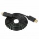 1.8m DisplayPort Display Port DP Gold to HDMI Male Video Audio Converter Cable