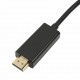 1.8m DisplayPort Display Port DP Gold to HDMI Male Video Audio Converter Cable