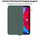 iPad Pro 11 Inch 2020 Soft Tpu Smart Premium Case Auto Sleep Wake Stand Cover Pencil holder Dark Green