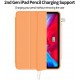 iPad Pro 11 Inch 2020 Soft Tpu Smart Premium Case Auto Sleep Wake Stand Cover Pencil holder Orange