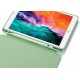 IPad 10.2 2019 7th Pencil Holder Slim Smart TPU Soft Case Green