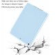 IPad 10.2 2019 7th Pencil Holder Slim Smart TPU Soft Case Light Blue