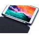 IPad 10.2 2019 7th Pencil Holder Slim Smart TPU Soft Case Navy Blue