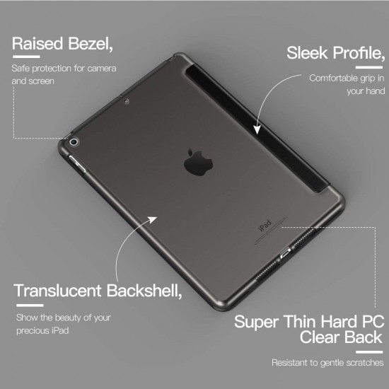 IPad 10.2 2019 7th  Slim Smart Case Cover black