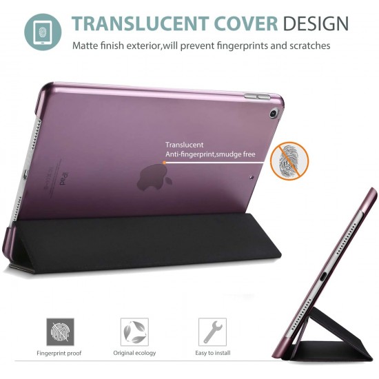 IPad 10.2 2019 7th  Slim Smart Case Cover Purple