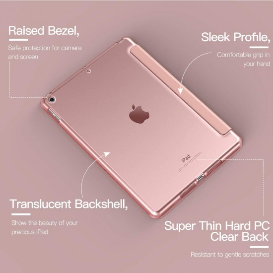 IPad 10.2 2019 7th  Slim Smart Case Cover Pink